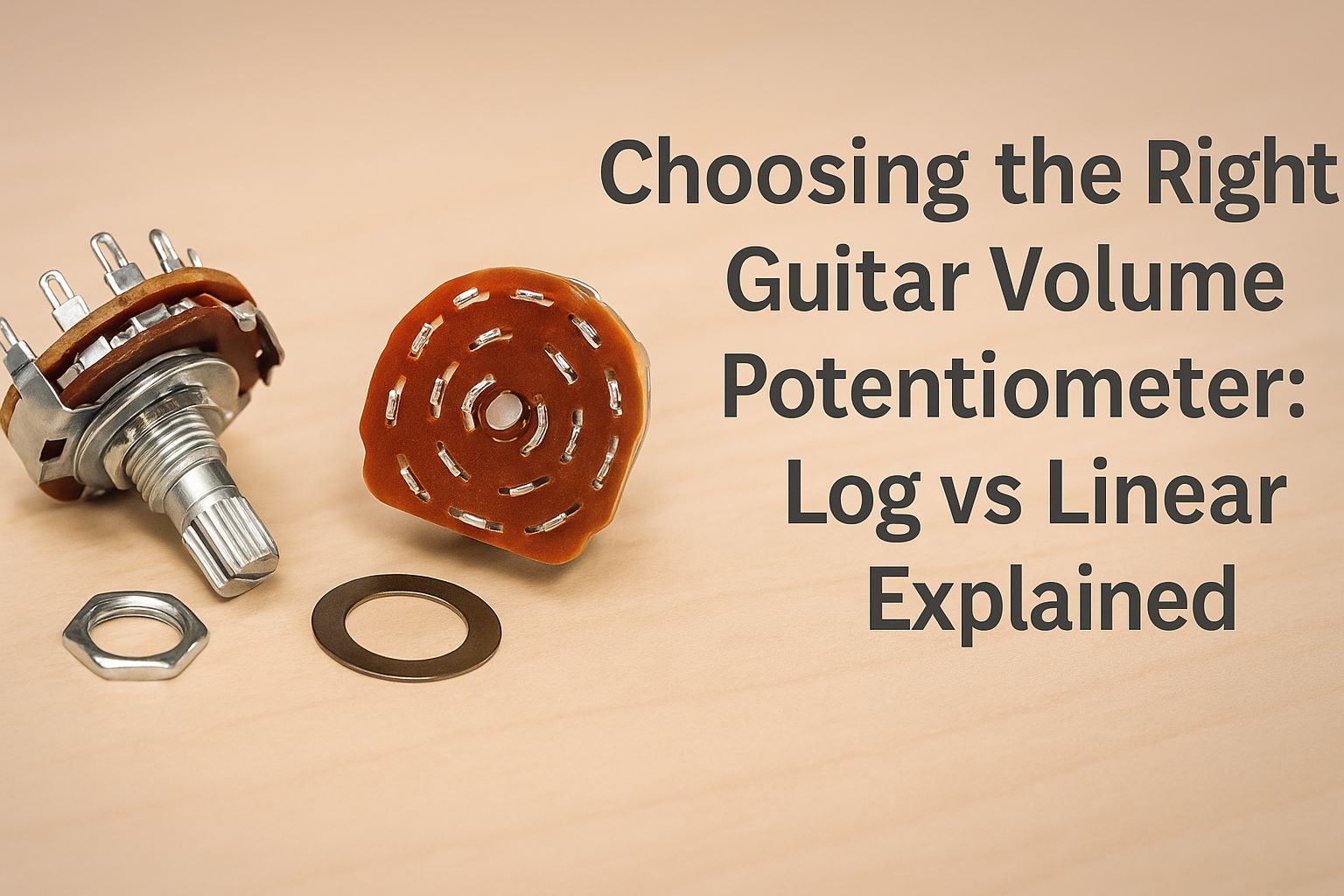 The Right Log vs Linear Potentiometers for Guitar